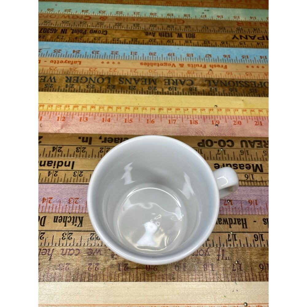 Vintage Canada Maple‎ Leaf Stripe Coffee Mug Cup White Made In England - Picture 2 of 9